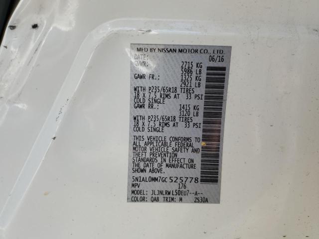 5N1AL0MM7GC525778 Infiniti QX60