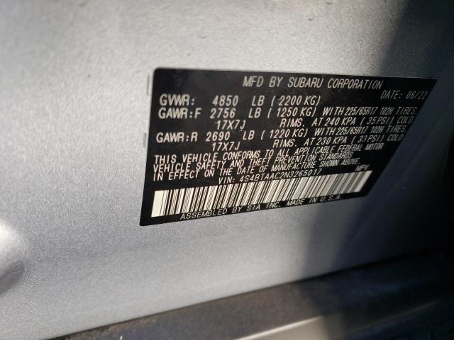 4S4BTAAC2N3265017 Subaru Outback