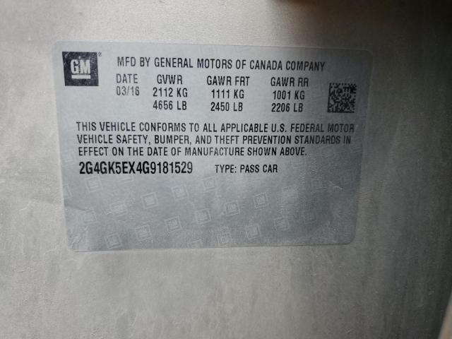 2G4GK5EX4G9181529 Buick Regal