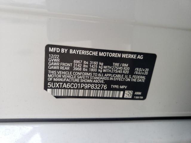 5UXTA6C01P9P83276 BMW X5 Xdrive45e