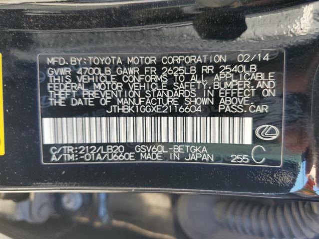 JTHBK1GGXE2116604 Lexus ES 350