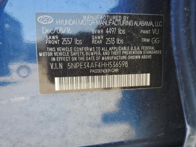 5NPE34AF4HH536598 Hyundai Sonata Sport