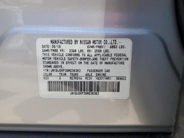 JN1BJ0RP3GM236363 Infiniti QX50
