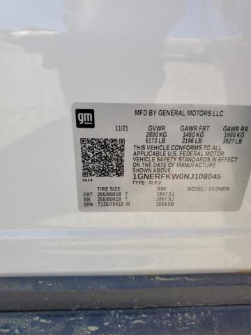 1GNERFKW0NJ108045 Chevrolet Traverse Ls