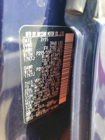 JN8AF5MRXFT512921 Nissan JUKE S