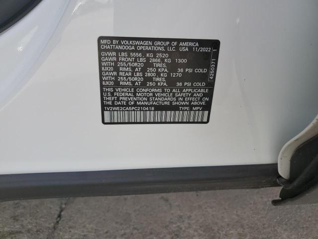 1V2WE2CA5PC210418 Volkswagen Atlas Cross Sport Se