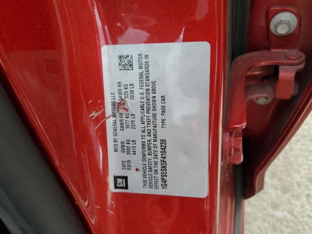 1G4PS5SK5F4184238 Buick Verano