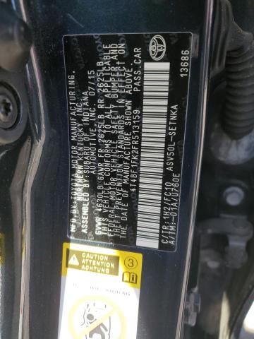 4T4BF1FK2FR513159 Toyota CAMRY LE