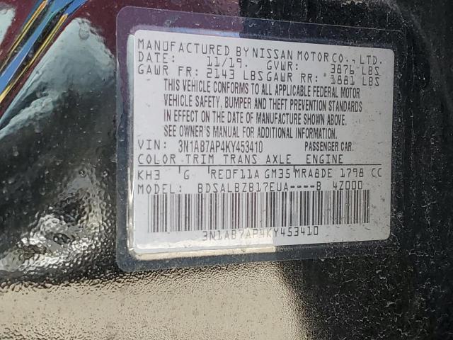 3N1AB7AP4KY453410 Nissan SENTRA S