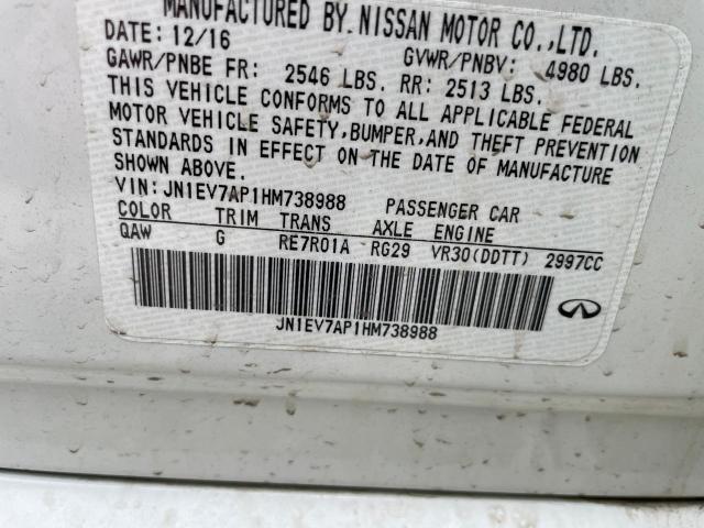 JN1EV7AP1HM738988 Infiniti Q50 Premium
