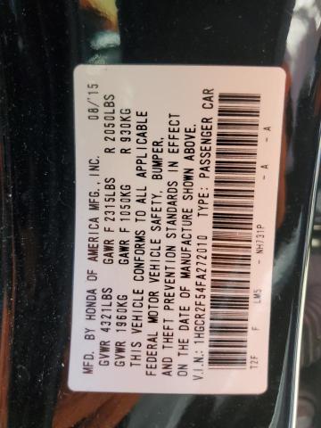 1HGCR2F54FA272010 Honda Accord Sport