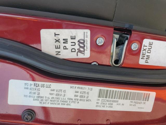 2C3CCABG0KH686600 Chrysler 300 S
