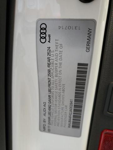 WAUB4AF42JA002841 Audi S4 Premium Plus