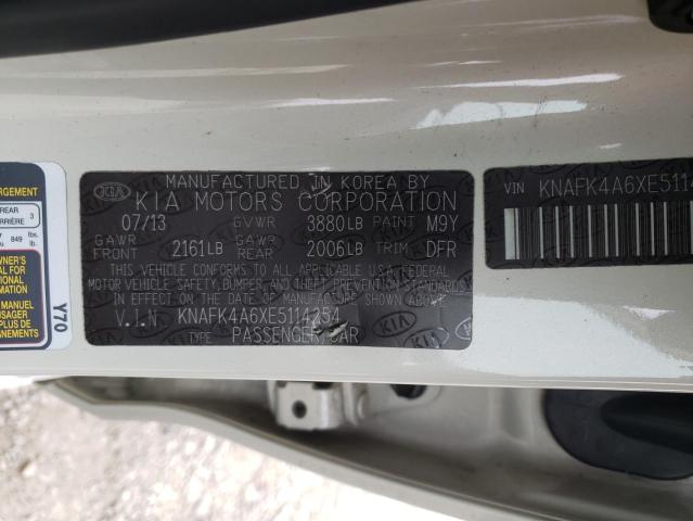 KNAFK4A6XE5114254 KIA FORTE LX