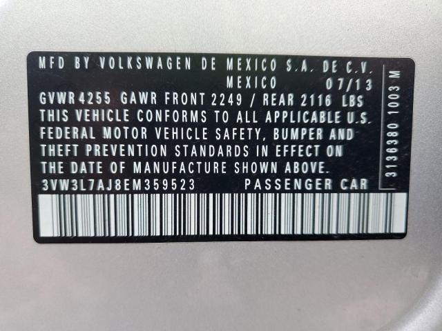 3VW3L7AJ8EM359523 Volkswagen JETTA TDI