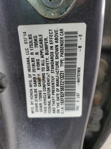 19XFB2F56EE213231 Honda Civic Lx