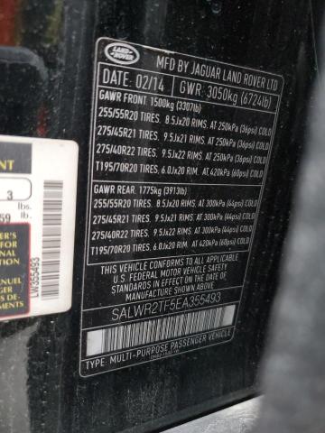 SALWR2TF5EA355493 Land Rover Range Rover Sport Sc