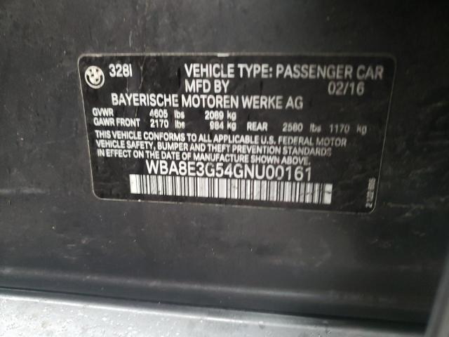 WBA8E3G54GNU00161 BMW 328 Xi Sulev