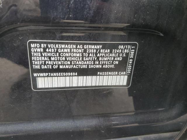WVWRP7AN5EE509694 Volkswagen CC LUXURY