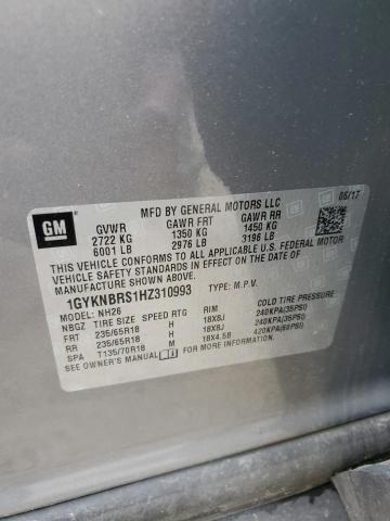 1GYKNBRS1HZ310993 Cadillac XT5 LUXURY