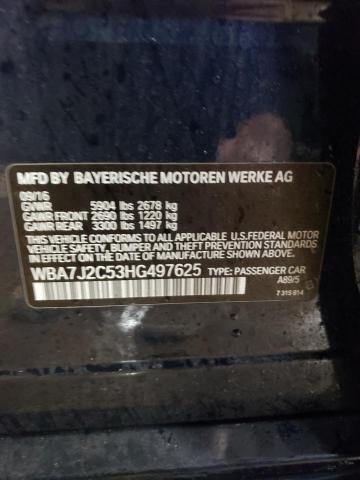 WBA7J2C53HG497625 BMW 740 Xe