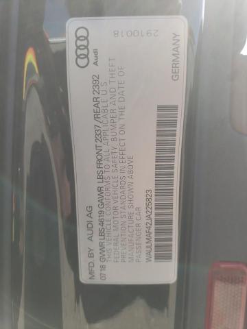 WAULMAF42JA225823 Audi A4 Premium Plus