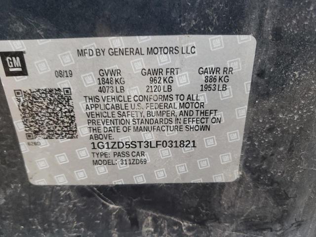 1G1ZD5ST3LF031821 Chevrolet MALIBU LT
