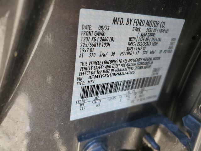 3FMTK3SU0PMA74045 Ford Mustang Mach-e Premium