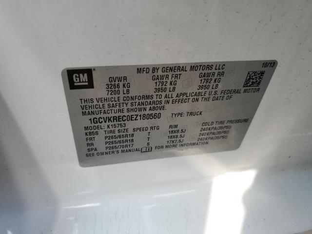 1GCVKREC0EZ180560 Chevrolet Silverado K1500 Lt
