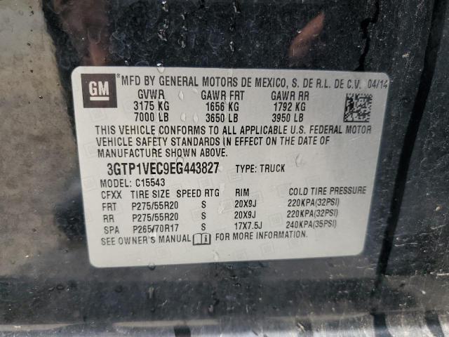 3GTP1VEC9EG443827 GMC Sierra C1500 Slt