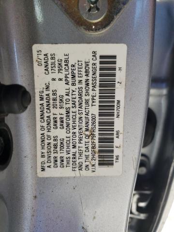 2HGFB2F79FH526007 Honda CIVIC SE