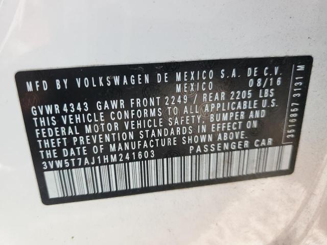 3VW5T7AJ1HM241603 Volkswagen JETTA GLI