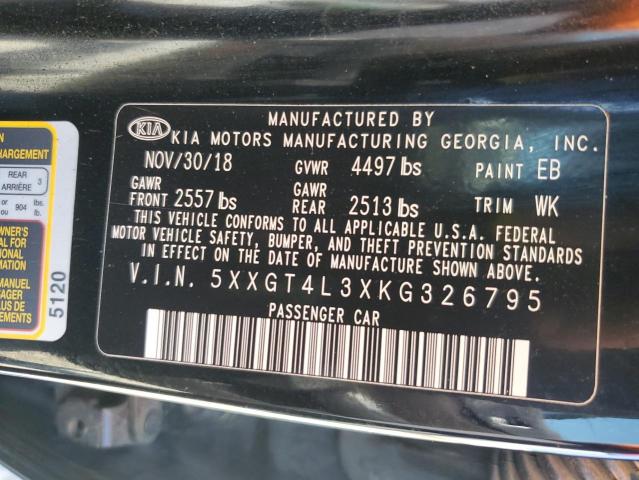 5XXGT4L3XKG326795 KIA Optima Lx