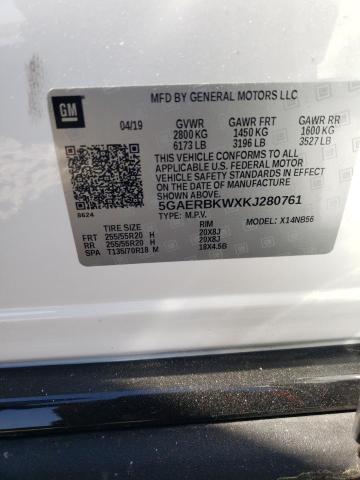 5GAERBKWXKJ280761 Buick Enclave Essence