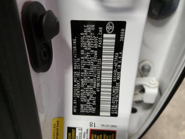 4T1BK1EB4GU227225 Toyota AVALON XLE
