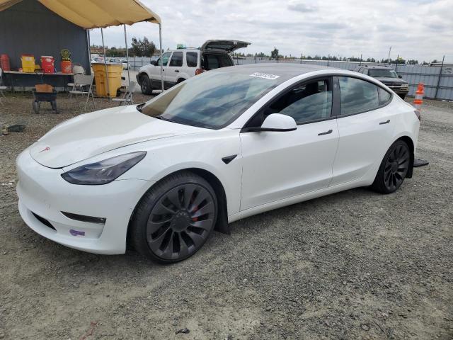 52031214 :رقم المزاد ، 5YJ3E1EC0MF999296 vin ، 2021 Tesla Model 3 مزاد بيع