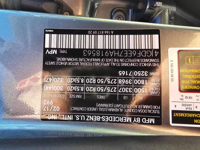4JGDF6EE7HA918563 Mercedes-Benz Gls 450 4matic