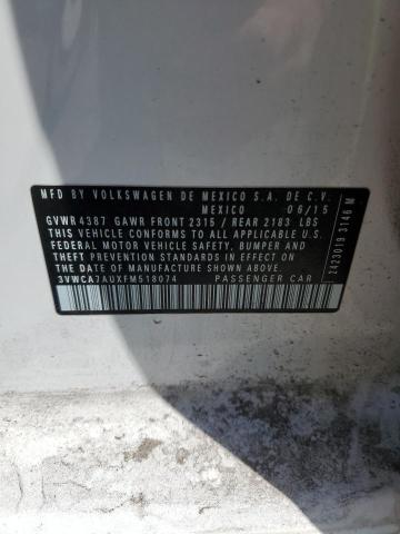 3VWCA7AUXFM518074 Volkswagen Golf Sportwagen Tdi S