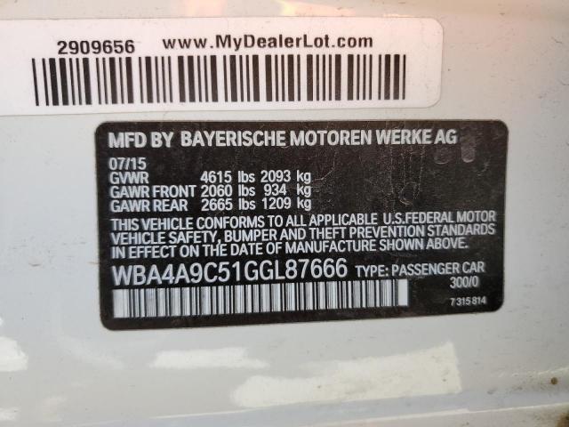 WBA4A9C51GGL87666 BMW 428 I Gran Coupe Sulev