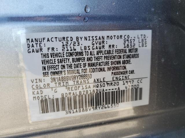 3N1AB8BV9RY266550 Nissan SENTRA S
