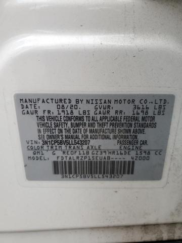 3N1CP5BV5LL543207 Nissan KICKS S