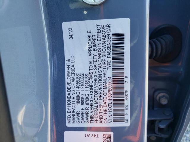 19XFL1H89PE009024 Honda Civic Sport Touring