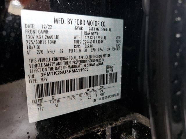 3FMTK2SU3PMA11905 Ford Mustang Mach-e California Route 1