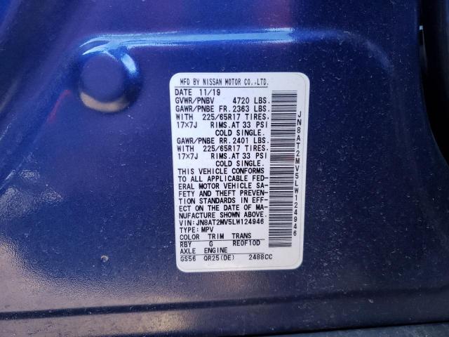 JN8AT2MV5LW124946 Nissan ROGUE S
