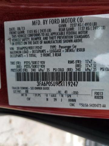 3FA6P0SU9ER119247 Ford Fusion Titanium Phev
