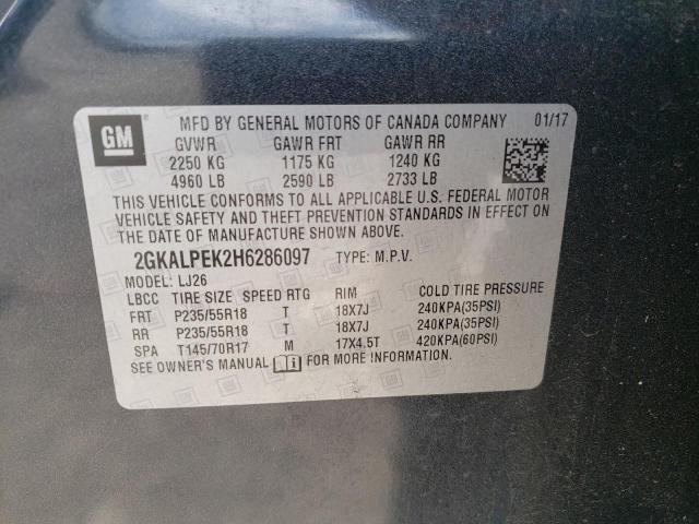 2GKALPEK2H6286097 GMC Terrain Slt