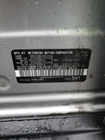 JA4AZ3A33KZ018117 Mitsubishi Outlander Se