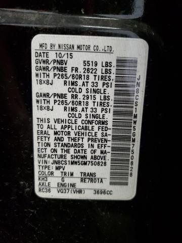 JN8CS1MW5GM750626 Infiniti QX70
