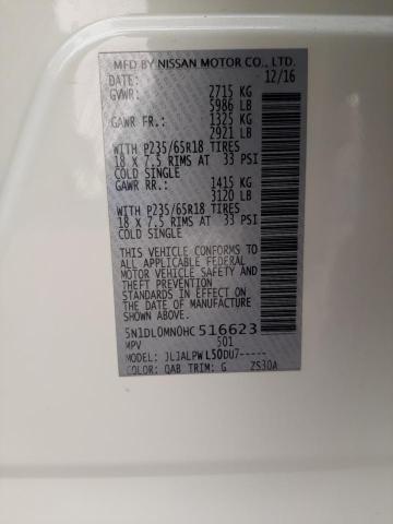 5N1DL0MN0HC516623 Infiniti QX60