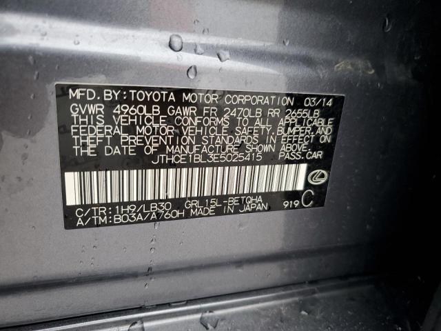 JTHCE1BL3E5025415 Lexus GS 350